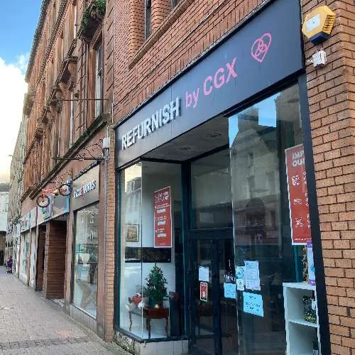 shop front refurnish and cycle works by cgx